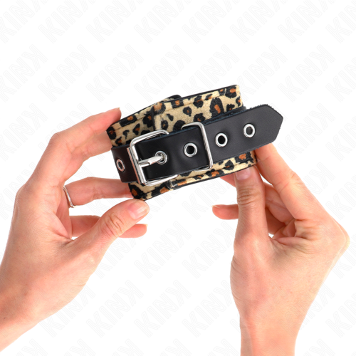 Pulseira de Couro Real Leopardo Ajustável - Image 2