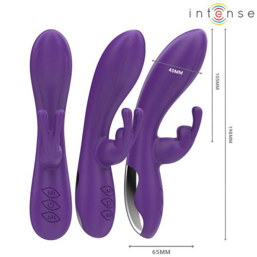 Rabbit Vibrador - 10 Vibrações Roxo - Image 3