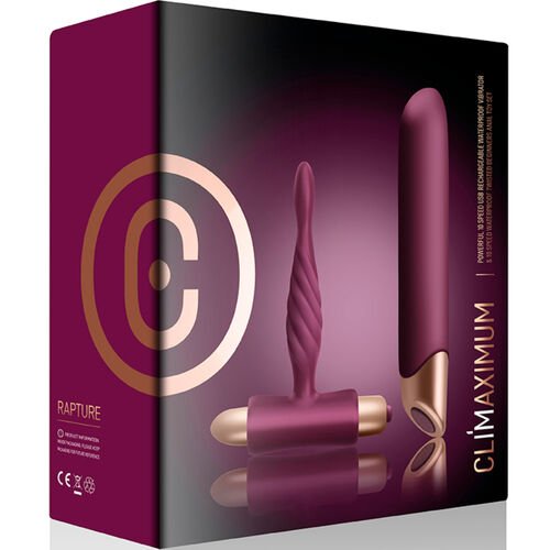 CLIMAXIMUM - Kit Rapture Vibrador + Plug Anal